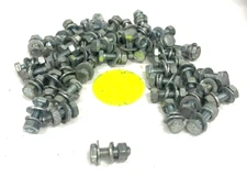 FULLY THREADED HEX HEAD BOLT SCREW AND NUT SET 5/16-18 LOT OF 45