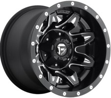 RUEDA TODOTERRENO COMBUSTIBLE 15X10 NEGRA FRESADA LETAL D567 5X4,5 5X114,3 D56715000437