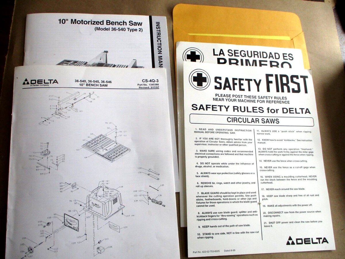 Delta 36540 2024 table saw