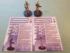 Star Wars Miniatures Custom w/ Card Pair BX Commando Droid Spotter/Sniper
