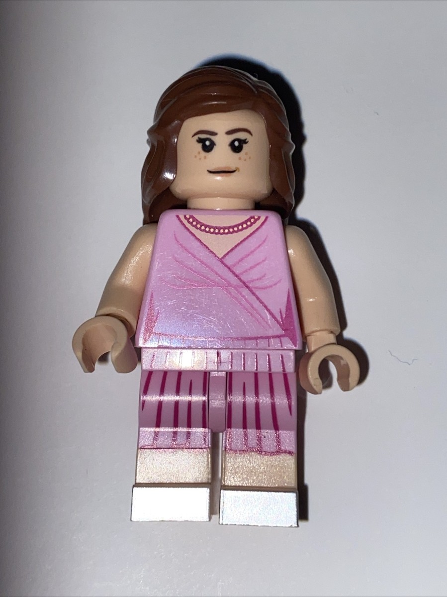 Lego Minifigure Figure Hermione Granger Bright Pink Dress Harry