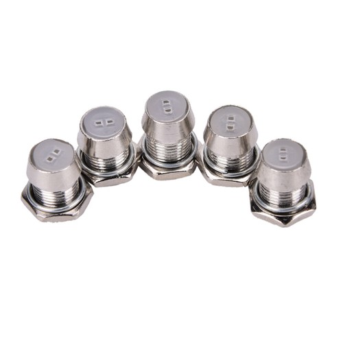 50/100x 5mm Silver Color LED Lamp Base Holder sets Panel Thread Mount Socket - Picture 10 of 12