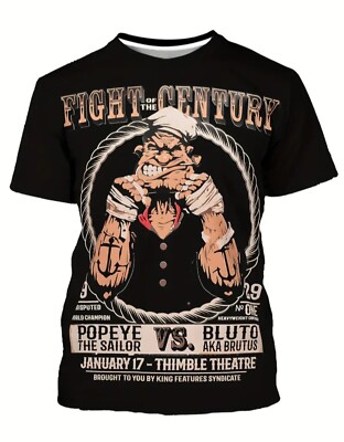 FUN NEW XLG Popeye Verses Bluto Fight Of The Century ''Kings Features Syndicate