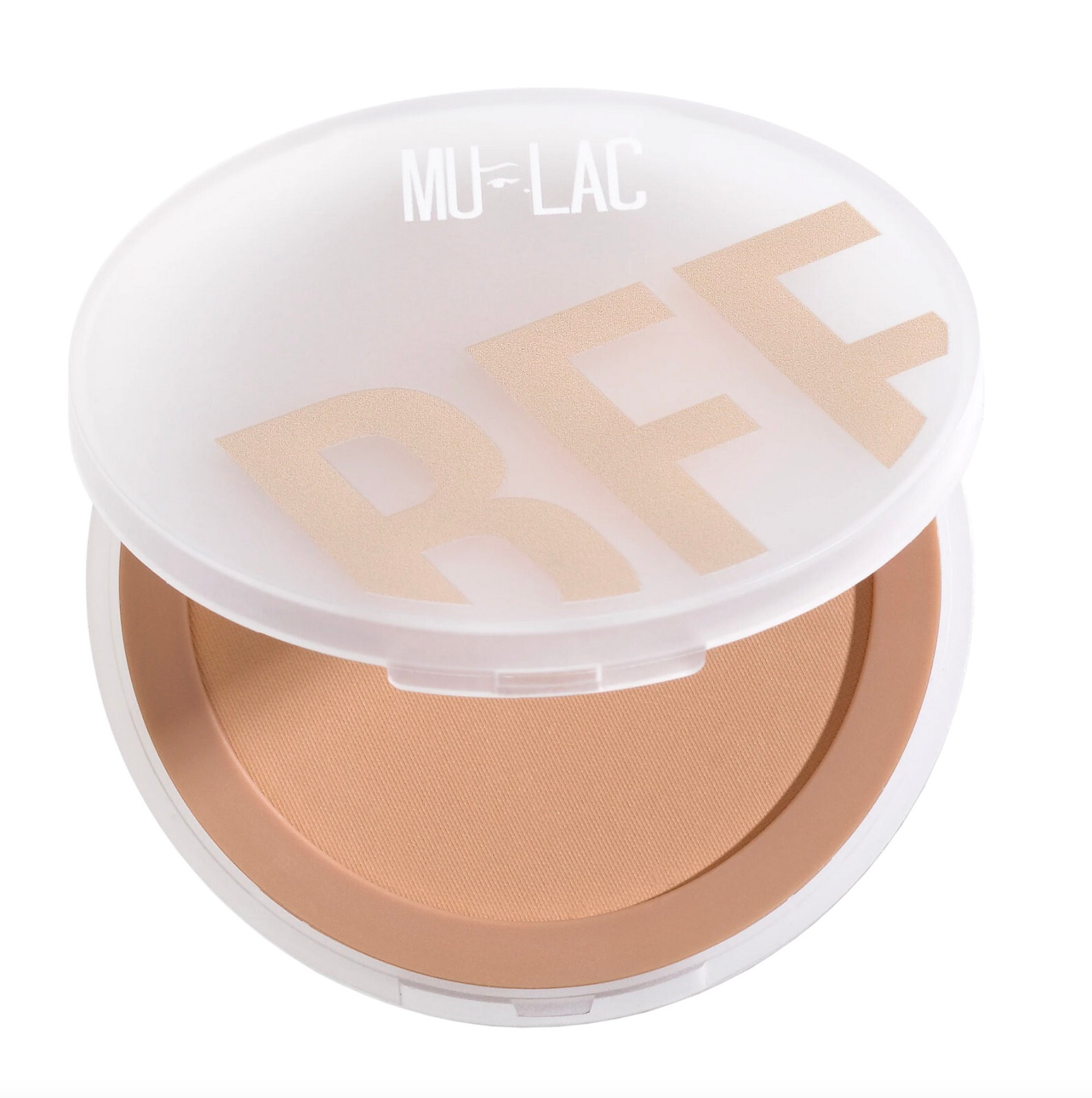 Mulac Cosmetics BFF Pressed Powder 03 DARK Cipria Compatta Setificante Vegan 7.5