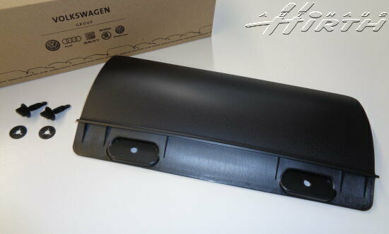 Stoßfängerblende AHK Abdeckung schwarz Original VW Passat Limo  