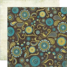 My Mind's Eye, So Sophie, Charming, 2 x 12" Cardstock, Living Proof, Big Floral