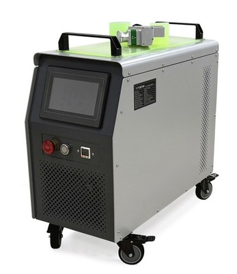 1700W CW  Laser Cleaning Machine  Oil Rusty Remove Mobile Air Cool