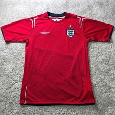 Vintage England National Team 2004 2006 Away Football Shirt Jersey Umbro Medium