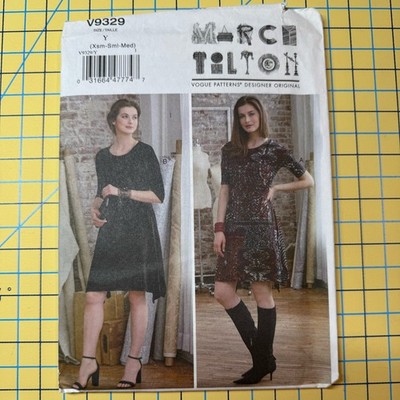 Vogue V9329 Marcy Tilton Dress Sewing Pattern New Uncut FF