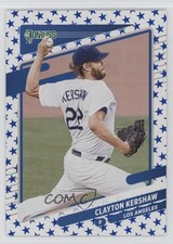 2021 Panini Donruss Variation Independence Day Clayton Kershaw #105 6o3