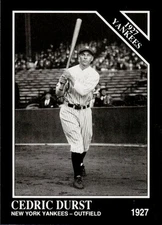 1991 Conlon Collection #108 Cedric Durst New York Yankees