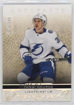 2021-22 Upper Deck Artifacts Silver Spectrum 74/299 Yanni Gourde #24 14jr