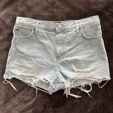 Urban Outfitters BDG Denim Jean Shorts High Rise Girlfriend Blue Size 28