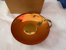 Vintage Coppercraft Guild Solid Copper Round Handled Candle Holder Made in USA