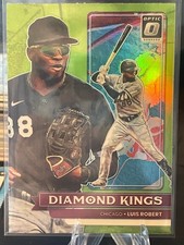 2022 Panini Donruss Optic Baseball Luis Robert Jr.-#6 Diamond Kings Green Prizm