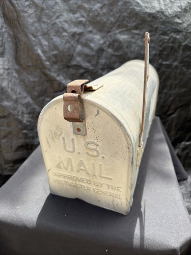 Vintage Rustic MCM Farm Rural Mailbox Galvanized Steel Superior Sheet Metal Co.