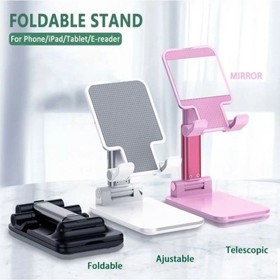 Adjustable Foldable Phone Stand Holder for iPhone Samsung Tablet Desk Mount