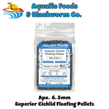 6.5mm Superior Cichlid Floating Pellets, Quality Pellets for all Cichlids