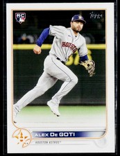 2022 Topps Update Series Alex De Goti Base RC #US29 Houston Astros