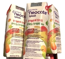 New Neocate Splash Supplement  Tropical Fruit Cartons Drink Adult Teen 15