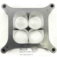 Wilson Manifolds 4150 One Carburetor Spacer 2 In Thick 4 Hole Square Bore