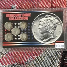 1944 Mercury Dime 10C KM#140 Philadelphia Business Strike 90% Silver Display