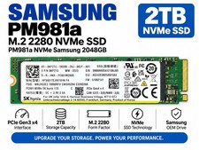 Samsung PM981a M.2 2280 NVMe 2TB SSD