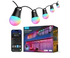 Govee Smart Outdoor String Light 2 144ft Outdoor Lights with Dimmable Warm White