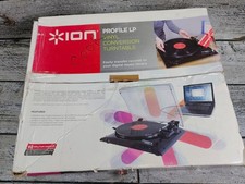 ION Profile LP USB DJ Turntable/Record Player/Digital/Analog. Convert to CD/MP3