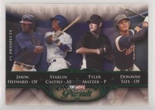 2010 TRISTAR Pursuit of Excellence Green 11/25 Jason Heyward Starlin Castro 0w7