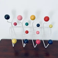 Vintage Herman Miller Eames Hang it All With Original Eames Miller Stickers