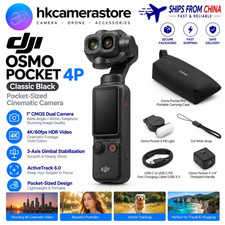 Used DJI Osmo Pocket 4 Essential Combo 4K Handheld Gimbal Vlog Camera