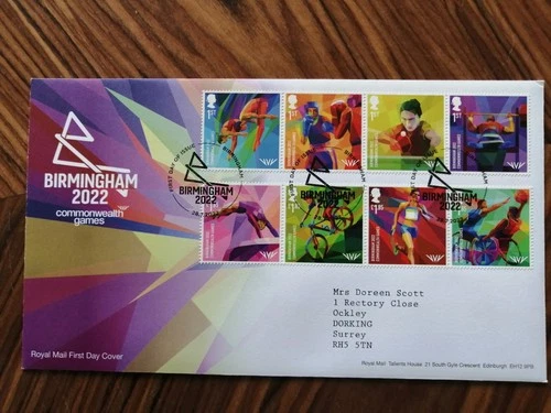 GB 2022 COMMONWEALTH GAMES FDC 28.07.2022 with BIRMINGHAM postmark