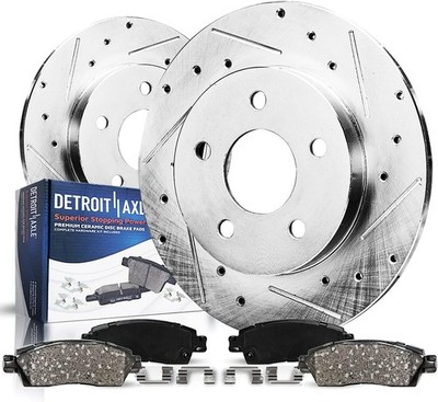 Rear Brake Pads Rotors for 2016-2022 Chevrolet Malibu