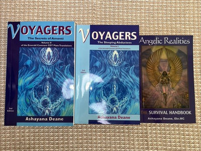 #ad Voyagers Vol I 1 II 2 amp; Angelic Realities The Survival Handbook Ashayana Deane $109.00