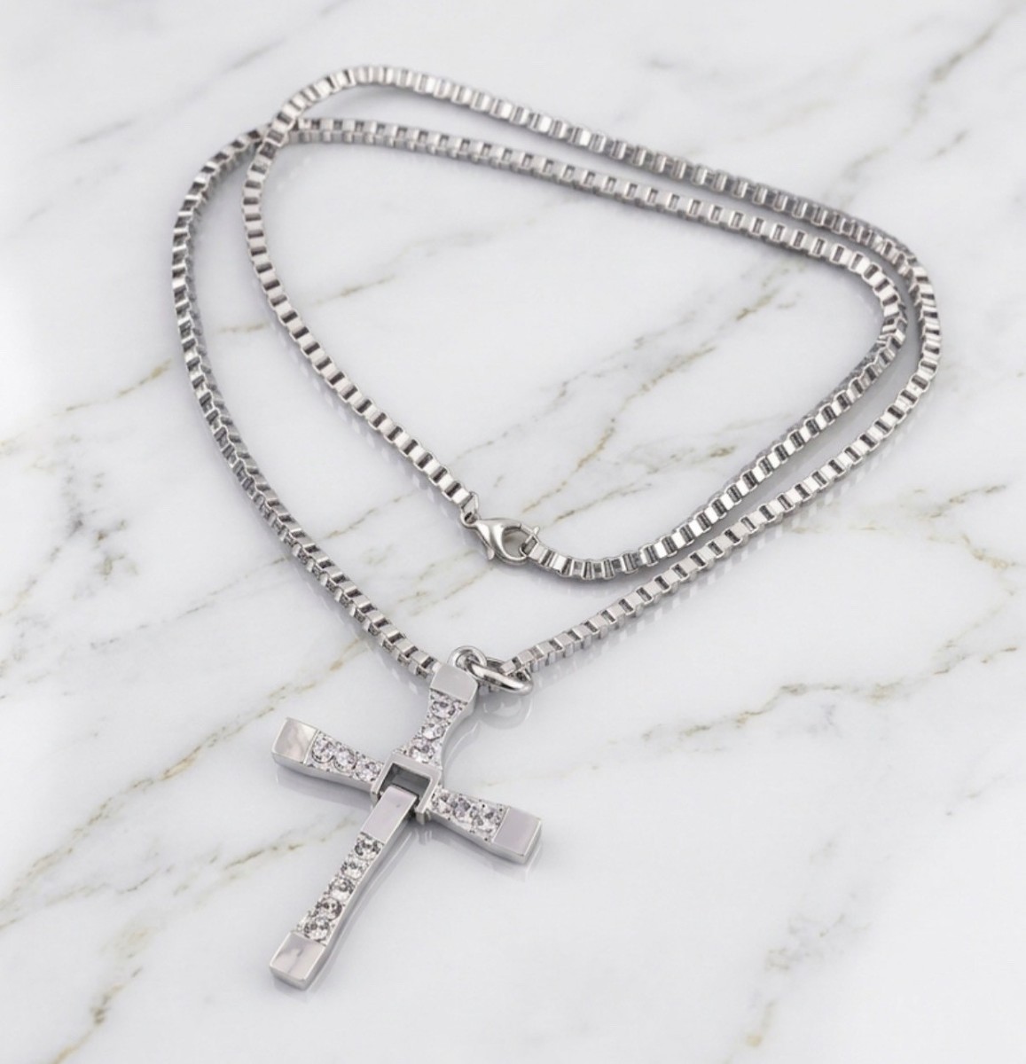 Dominic Toretto Cross Necklace Vin Diesel Fast & Furious Pendant