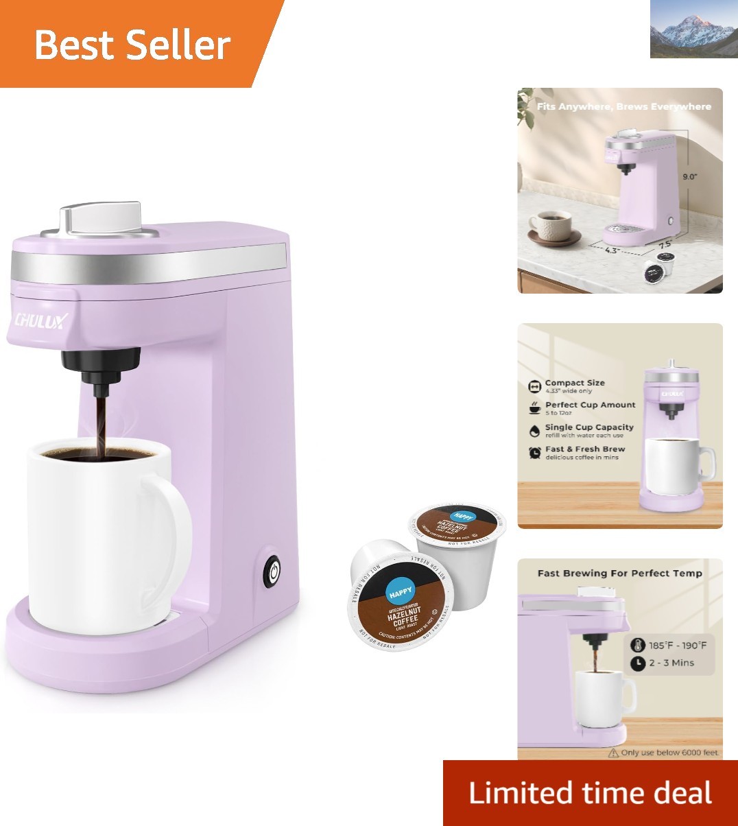 For K-cups - Perfect Portable Single Serve Solution