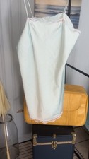 Vintage Women  s Mint Green Slip Dress With Lace