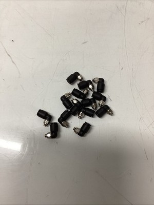 Pneumatic Push-to-Connect 90° Elbow Fitting, Male Thread Lot Of 14 O-714