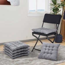 6pcs Chair Seat Pads Cushions Mat Outdoor Garden Patio Kitchen Dining Chair Pad
