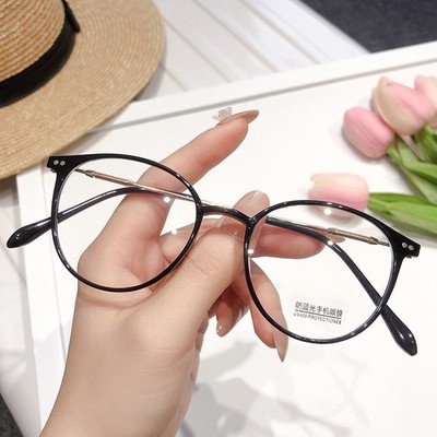 Vintage Anti Blue Light Blocking Glasses For Men/women Replaceable Lenses