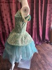 Weissman Teal and Gold Beaded Princess Dance Costume Dress Adult X-Large — photo 5