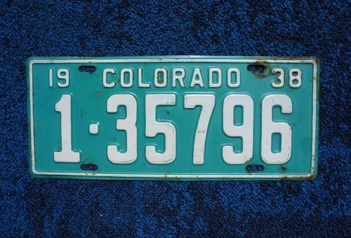 Targa Colorado 1938 - Foto 1 di 3