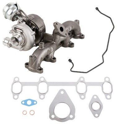 Stigan Turbo Turbocharger w/ Gaskets & Oil Line For VW Golf Jetta Beetle TDI