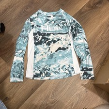 Boys Use Small, Long Sleeve Hook Performance Fishing Shirt