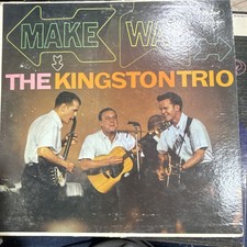 The Kingston Trio Make Way LP Vinyl Record Capitol 12" Folk Cardboard Sleeve