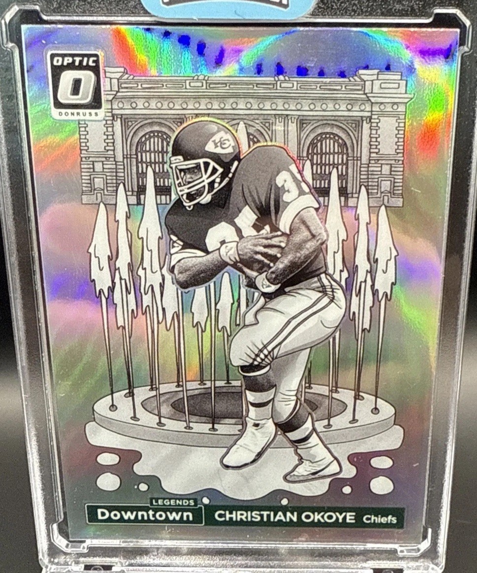 2024 Panini Donruss Optic - Downtown Legends Christian Okoye #6 KC Cheifs 🔥🔥📈
