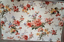 Ralph Lauren Pair of Petticoat Floral Standard Pillowcases 100 Cotton-White-USA