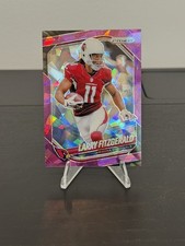 2025 PRIZM LARRY FITZGERALD PURPLE ICE /225 RARE NON AUTO  REFRACTOR