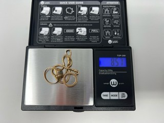 10k Scrap Gold Lot 8.56 Grams HJ Class Ring Size 5 Missing Stone And Gold Chain